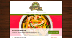 Desktop Screenshot of chowfunexpress.com